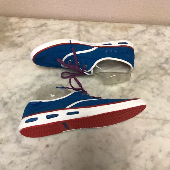 Columbia canvas lace up slip on low top sneakers - Picture 3 of 7